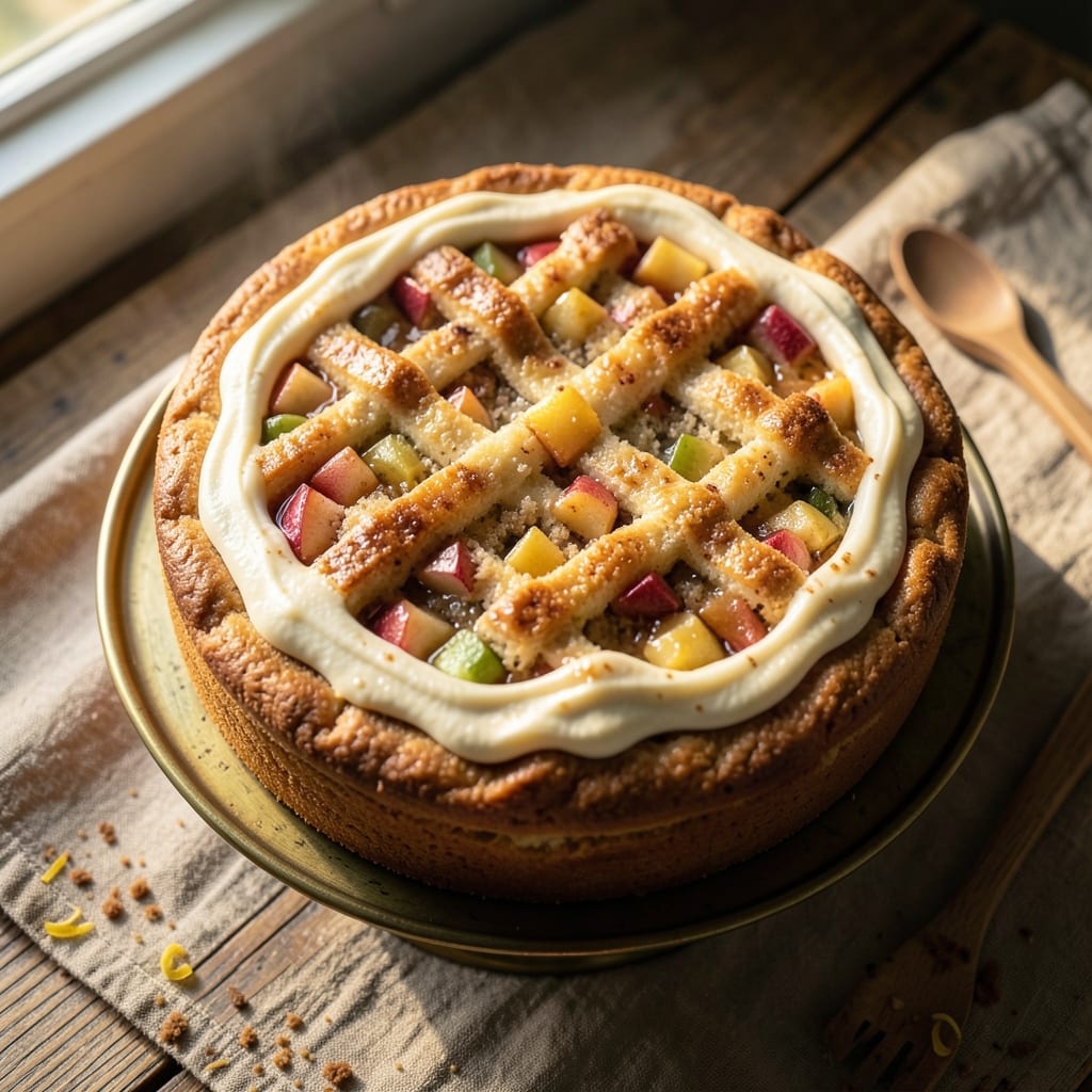 Annabel Langbein's Apple Cake Recipe: Buttery Streusel Crown Over Spiced Apple Layers