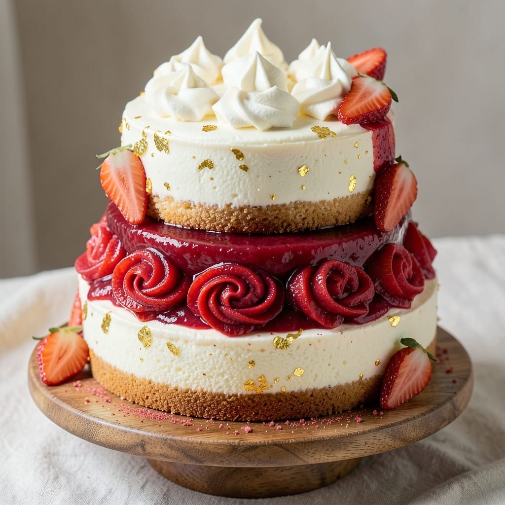 Ashley Mac's Strawberry Cake Recipe: Velvet-Layered Elegance With Fresh Fruit Filling