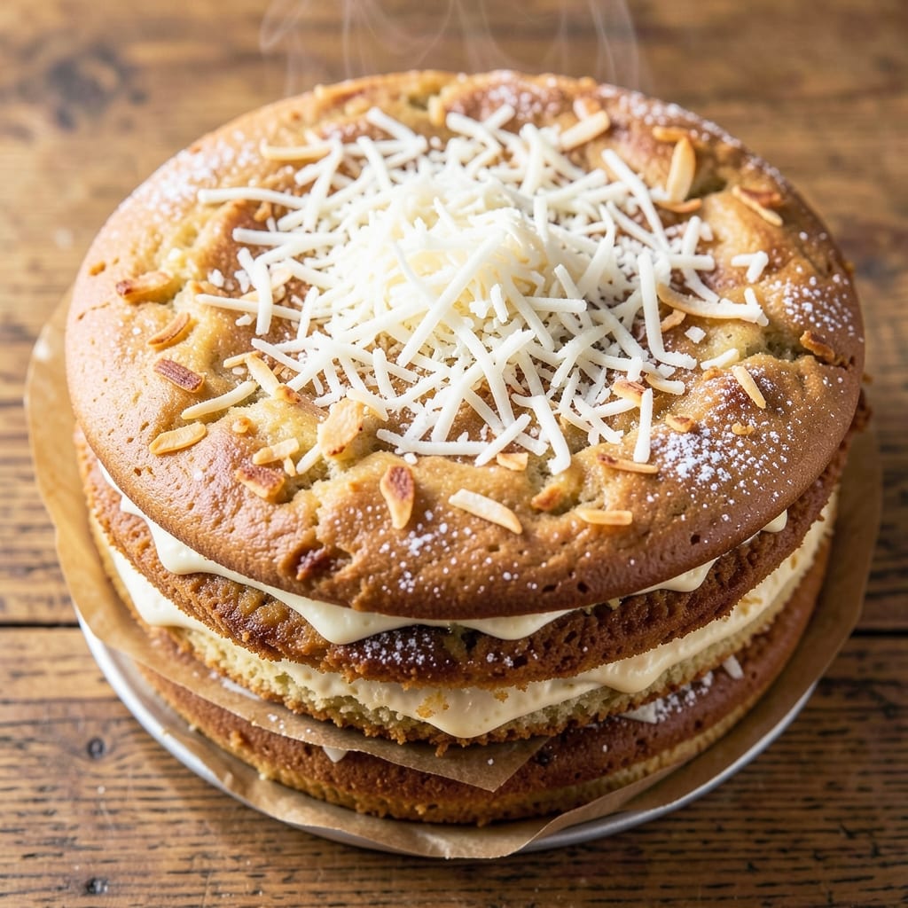 Baker's Coconut Cake Recipe: Tropical Layers With Golden Streusel Crown