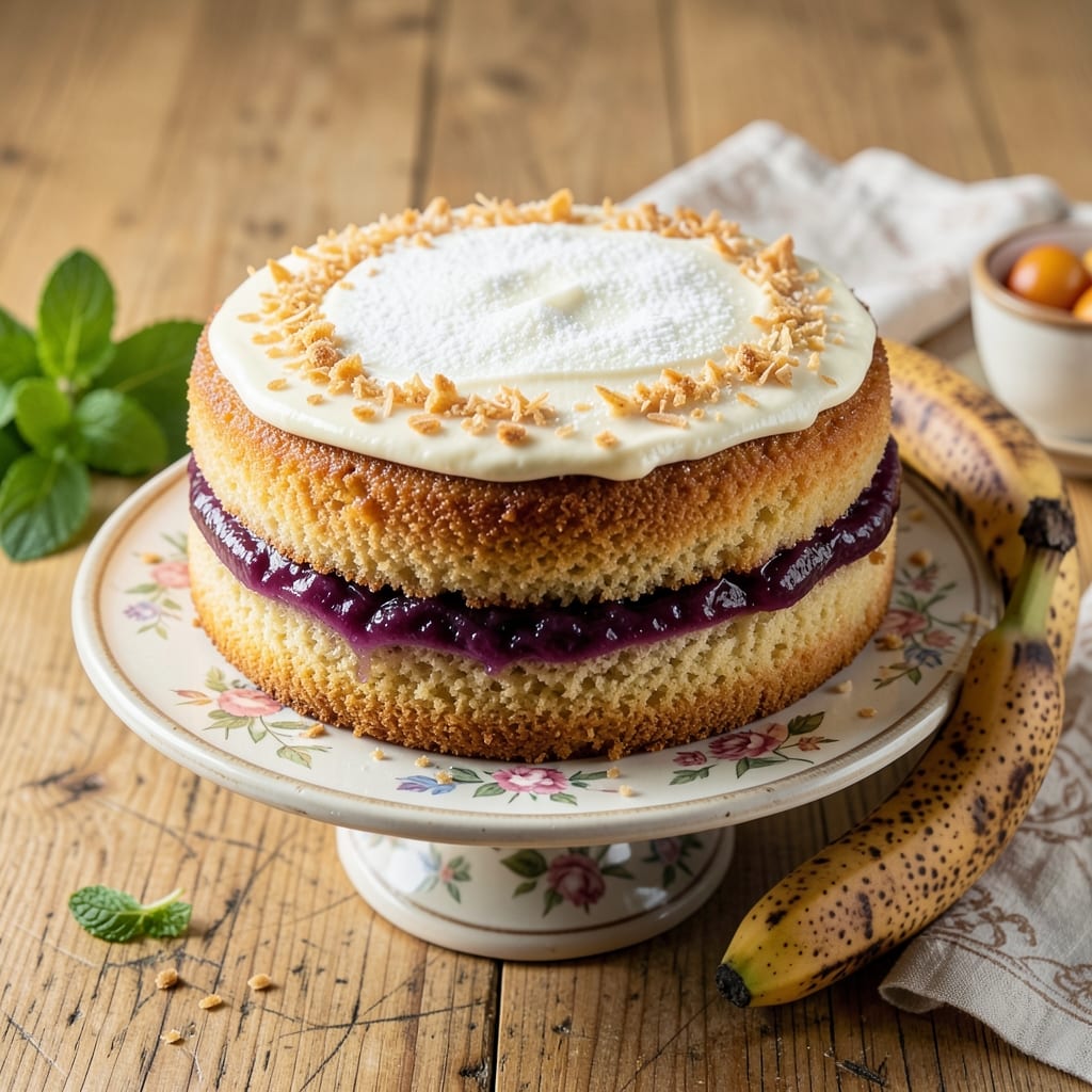 Banana Cake Recipe Lutong Pinoy: Caramelized Banana Swirls With Buttery Streusel Crown