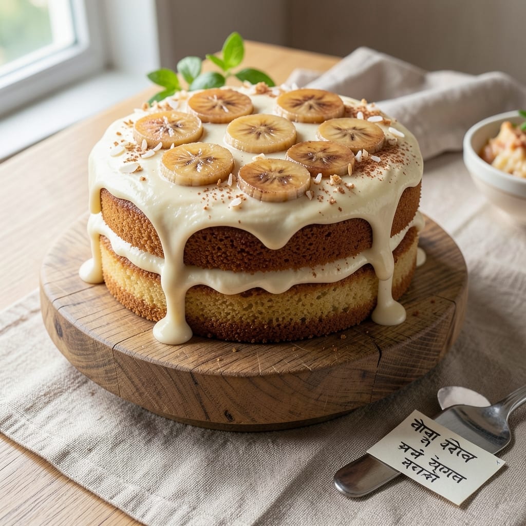 Banana Cake Recipe in Hindi: Moist Layers With Cardamom-Spiced Magic
