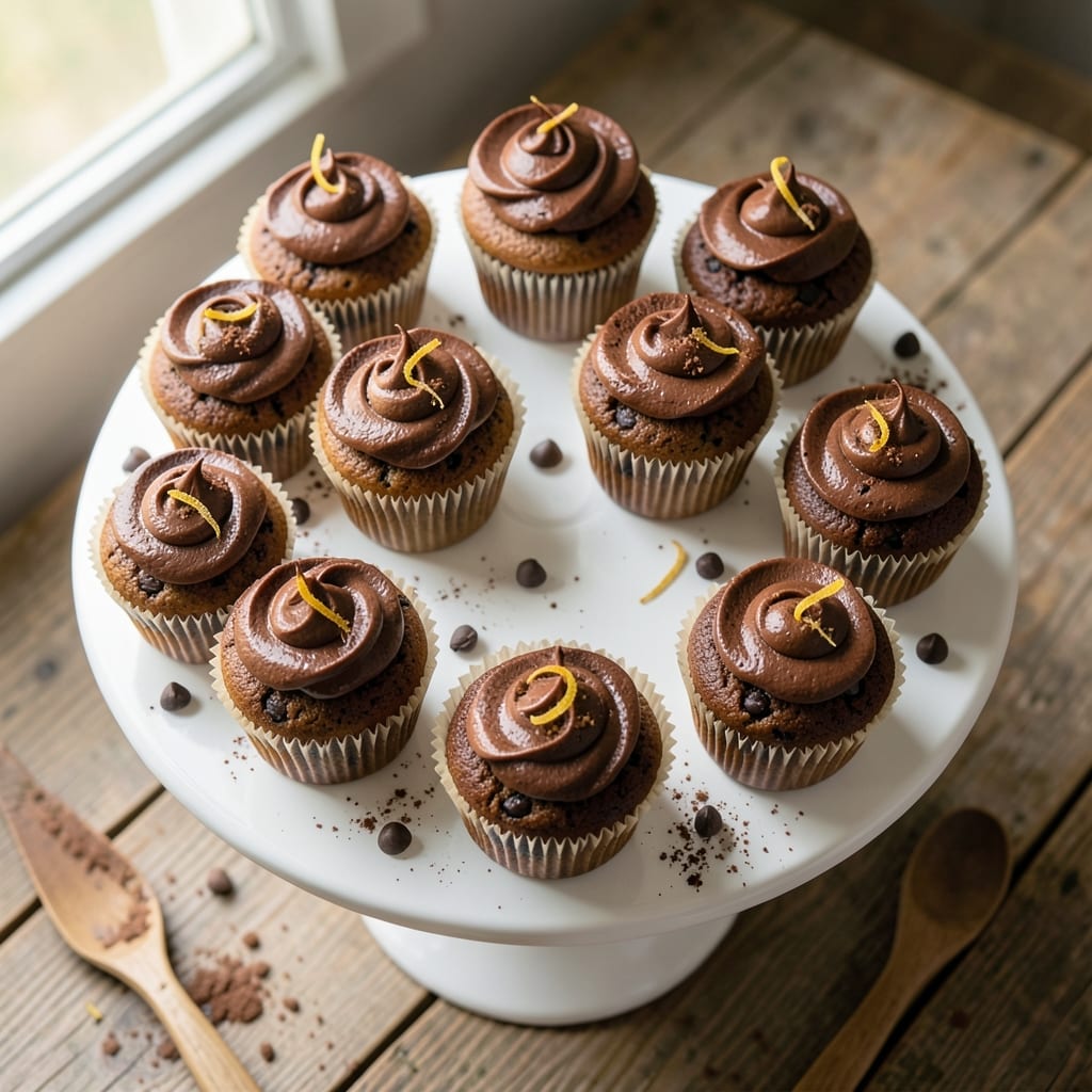 Bakery-Style Chocolate Cupcakes Recipe: Deep Fudgy Cores and Velvet Frosting Swirls