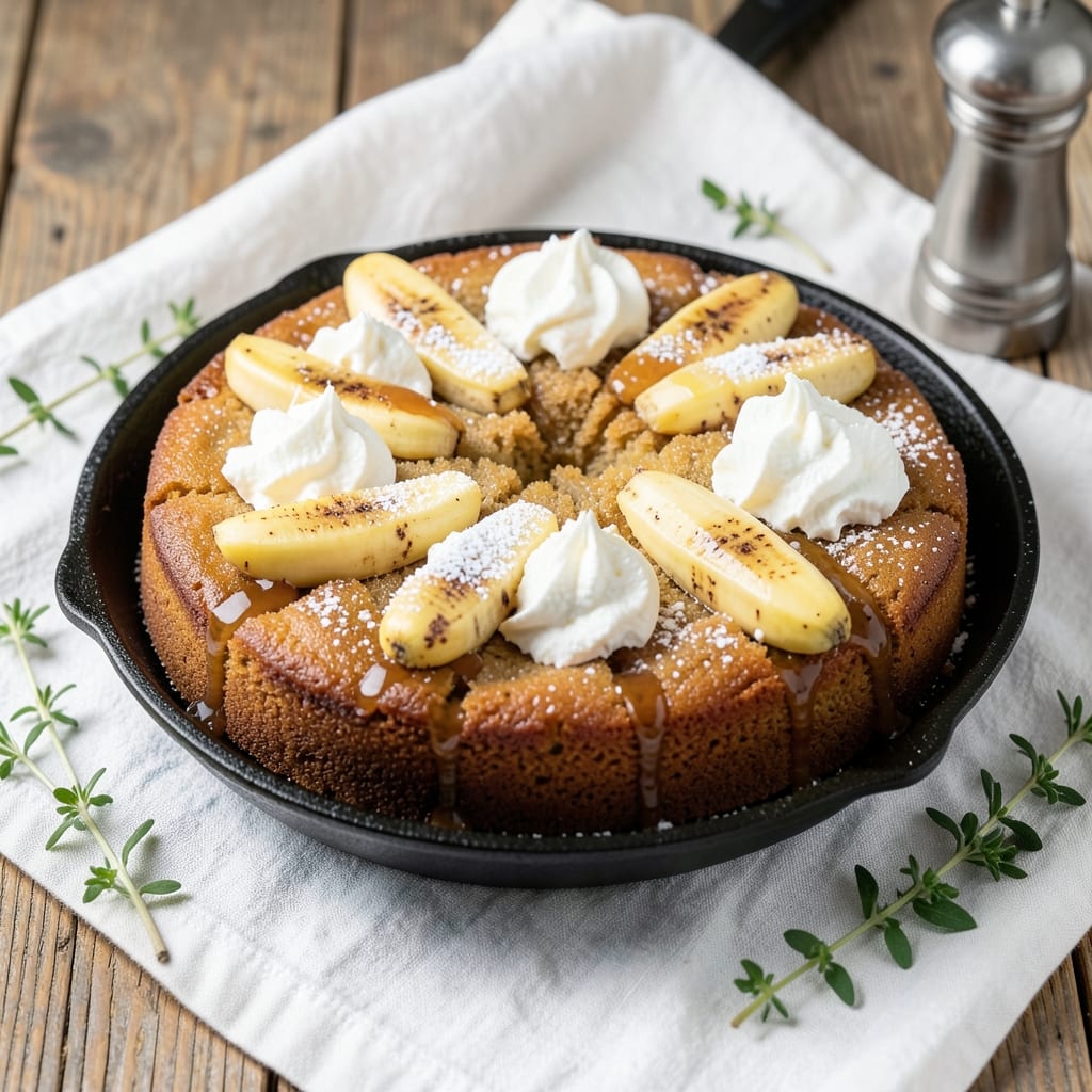 Banana Cake Recipe in Frying Pan: One-Skillet Wonder With Silky Layers
