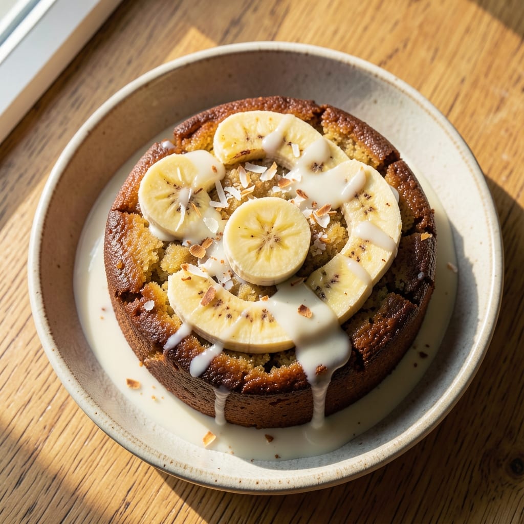 Banana Cake With Coconut Milk Recipe: Tropical Moisture and Buttery Streusel Crunch