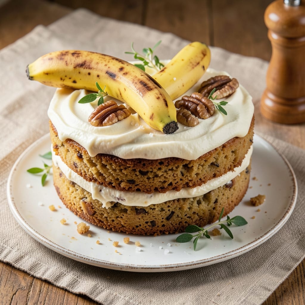 Banana Cake Recipe Using 3 Bananas: Moist Crumb With Caramelized Banana Swirls