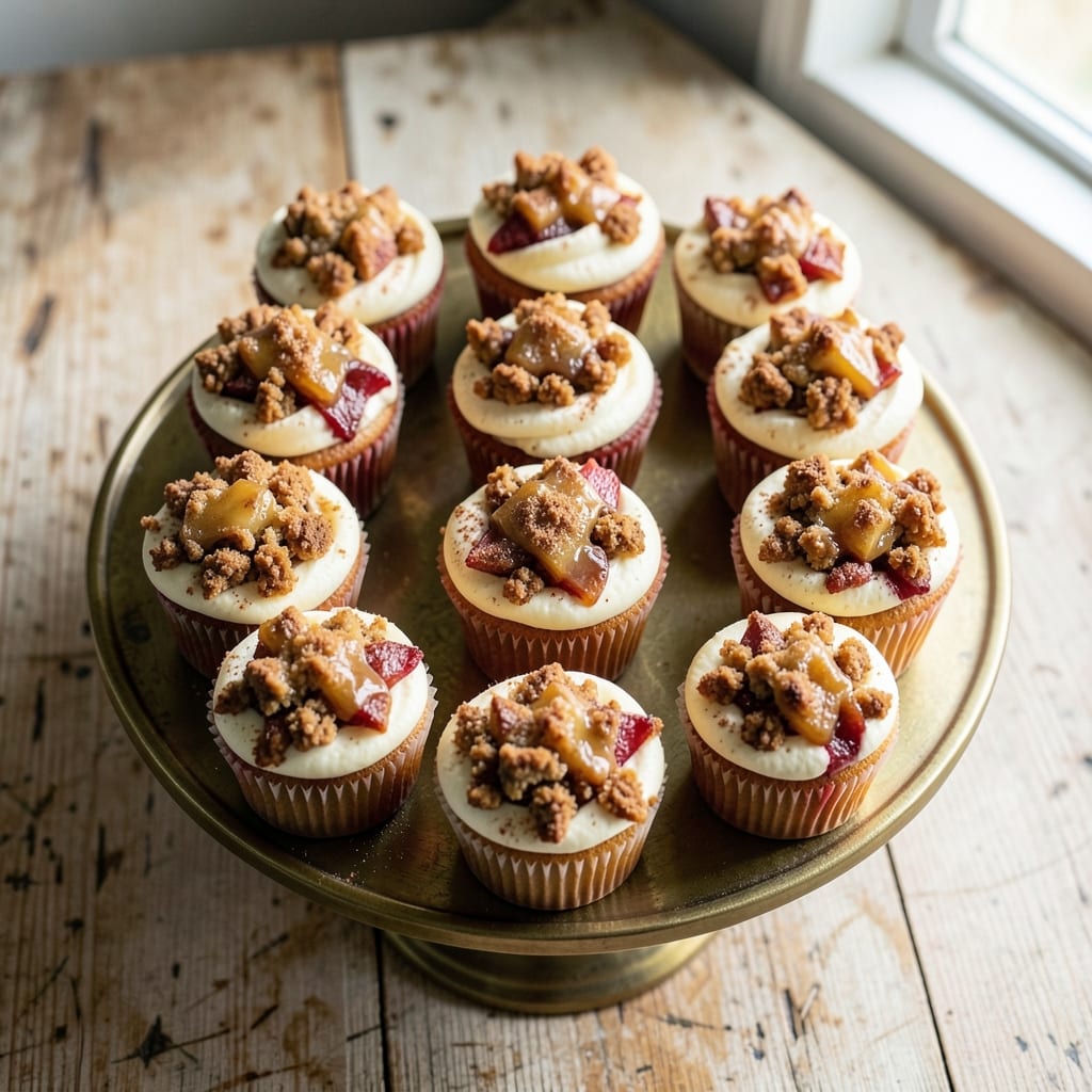 Apple Streusel Cupcake Recipe: Spiced Apple Filling and Buttery Streusel Crown Every Bite