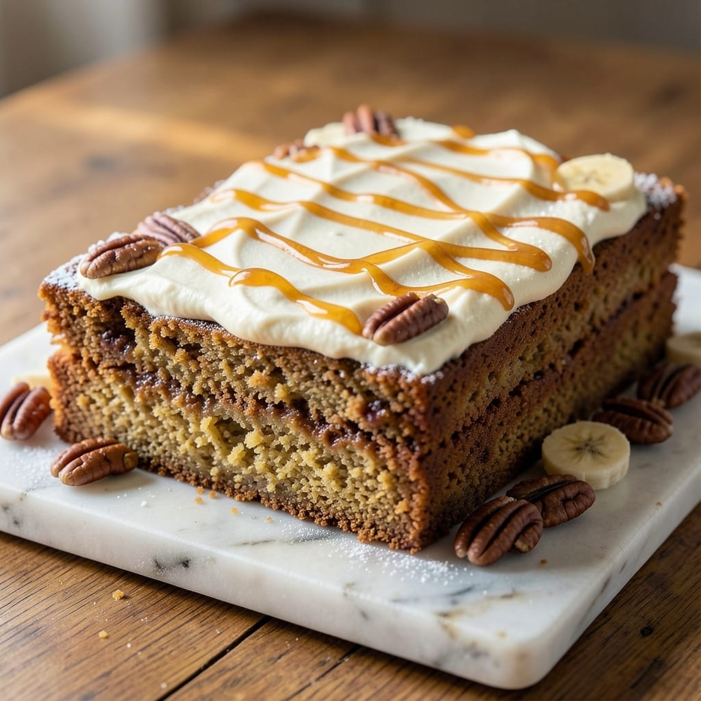 Banana Bread Sheet Cake Recipe: Triple-Layered Spice With Moisture-Locked Core