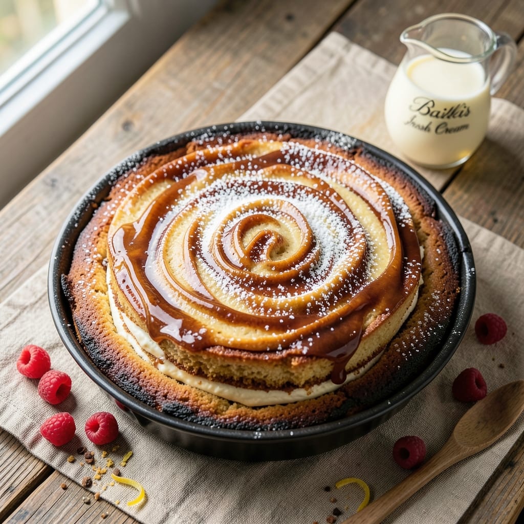 Baileys Rum Cake Recipe: Boozy Moisture With Buttery Streusel Crown