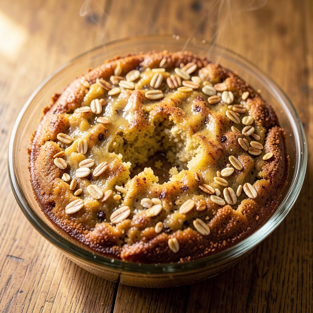 Banana Cake Recipe for Oven Toaster: Streusel-Topped Warmth in 10 Minutes