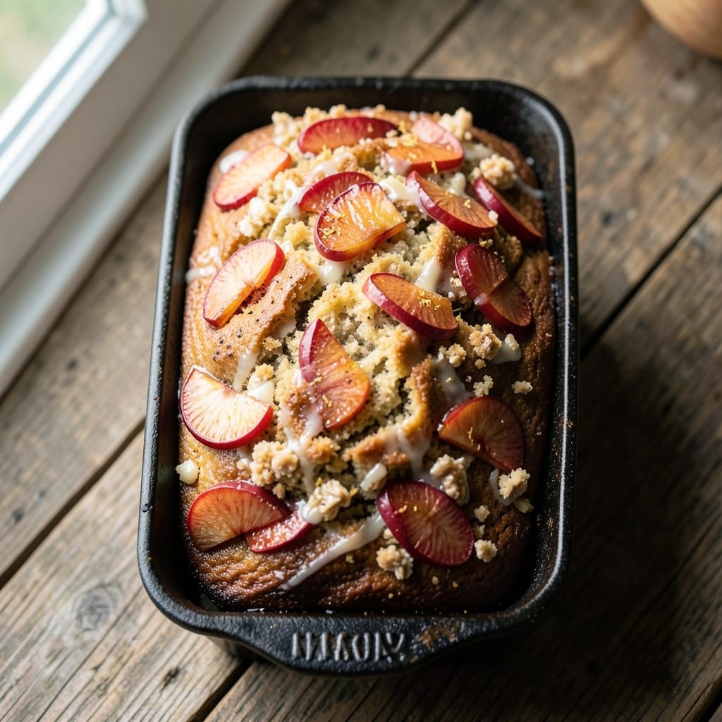 Apple Cake Loaf Tin Recipe: Spiced Apple Layers With Buttery Streusel Topping