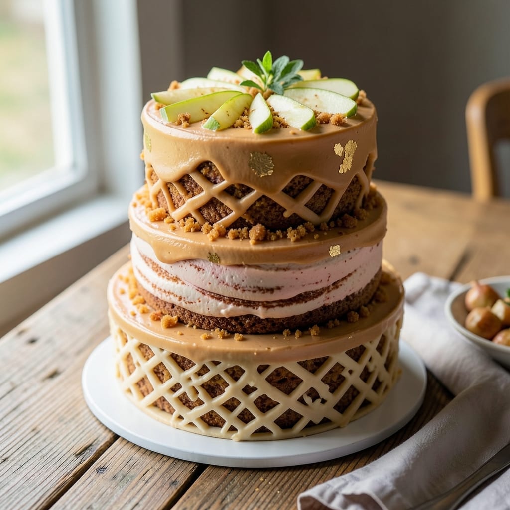 Apple Cinnamon Wedding Cake Recipe: Elegant Layers With Caramelized Apple Filling