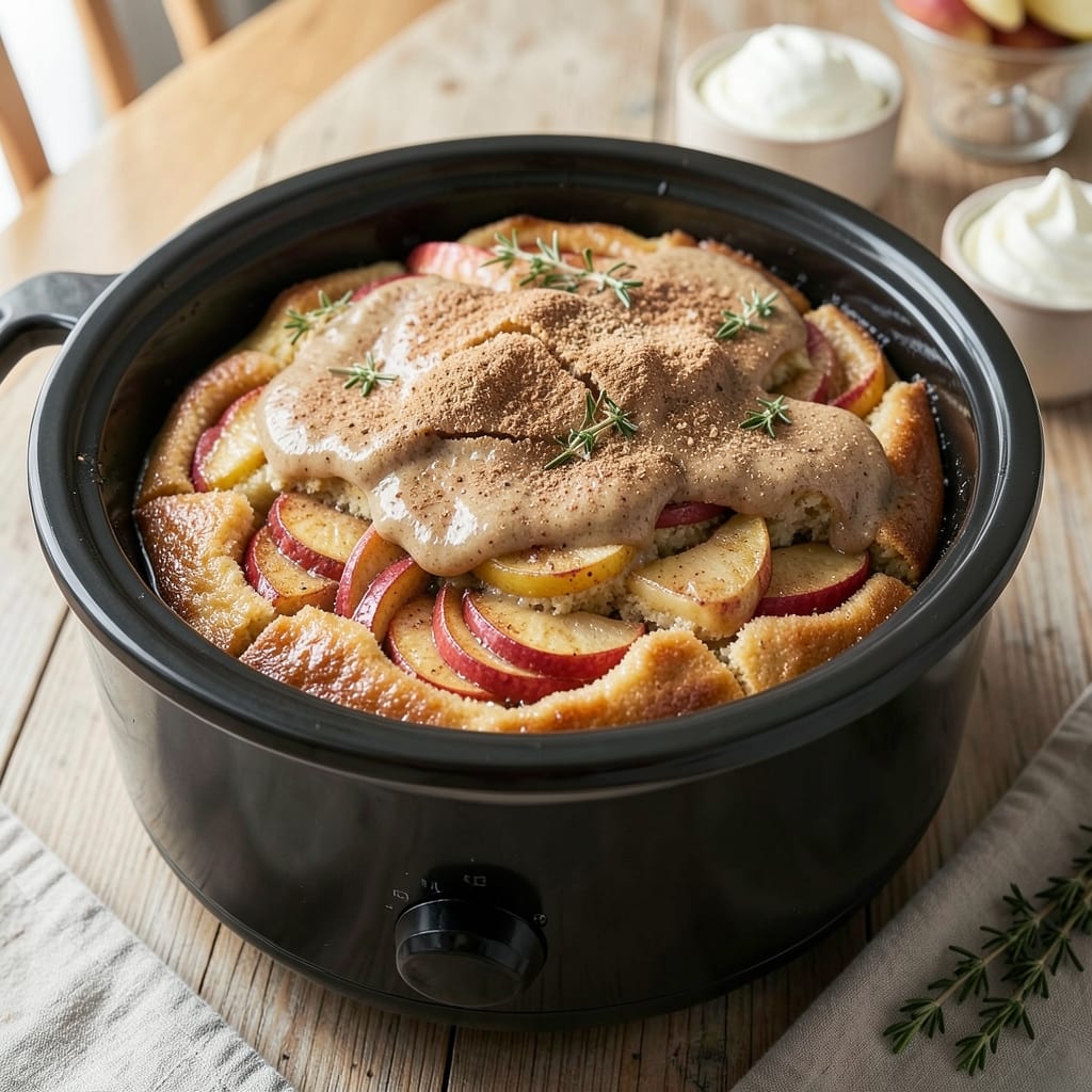 Apple Cake Crock Pot Recipe: Slow-Cooked Spice Infusion Without a Crumb