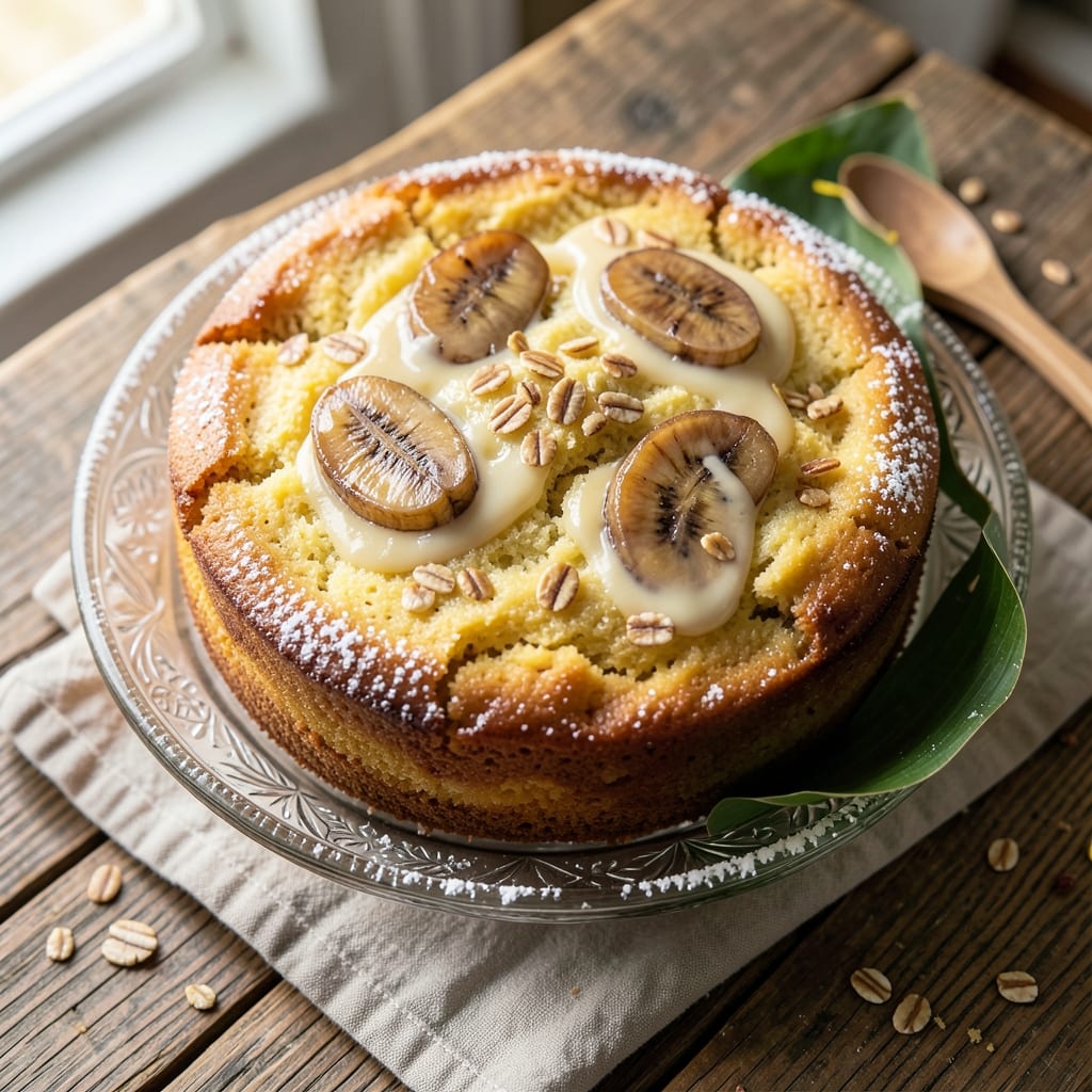 Banana Cake Recipe Made With Yellow Cake Mix: Moist Layers With Caramelized Banana Twist