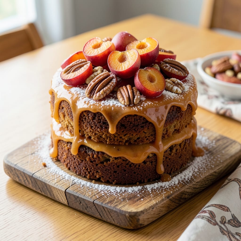 Apricot Pecan Cake Recipe: Warm Spice and Nutty Crunch in Every Crumb