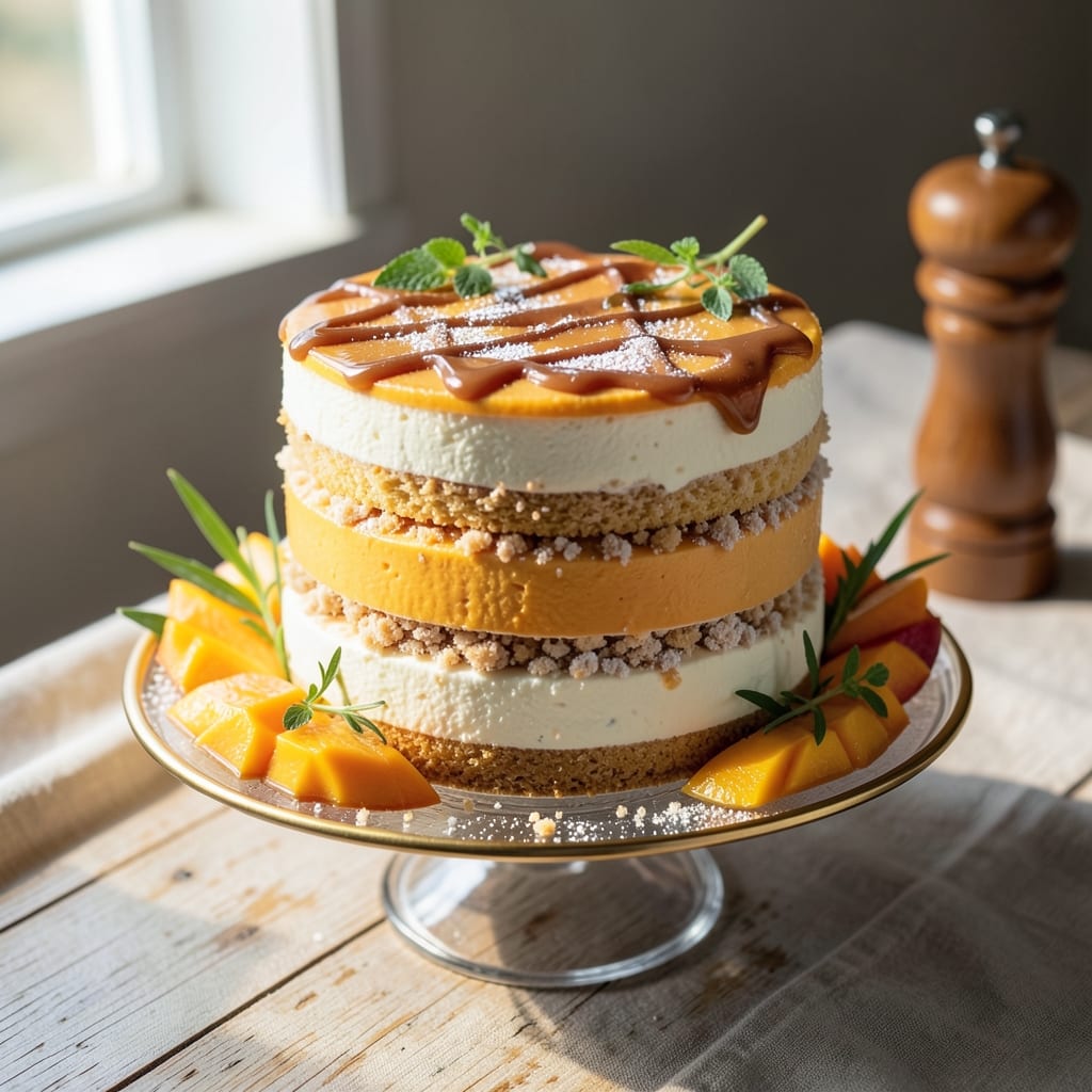 Asian Mango Mousse Cake Recipe: Tropical Lightness With Silky Layers