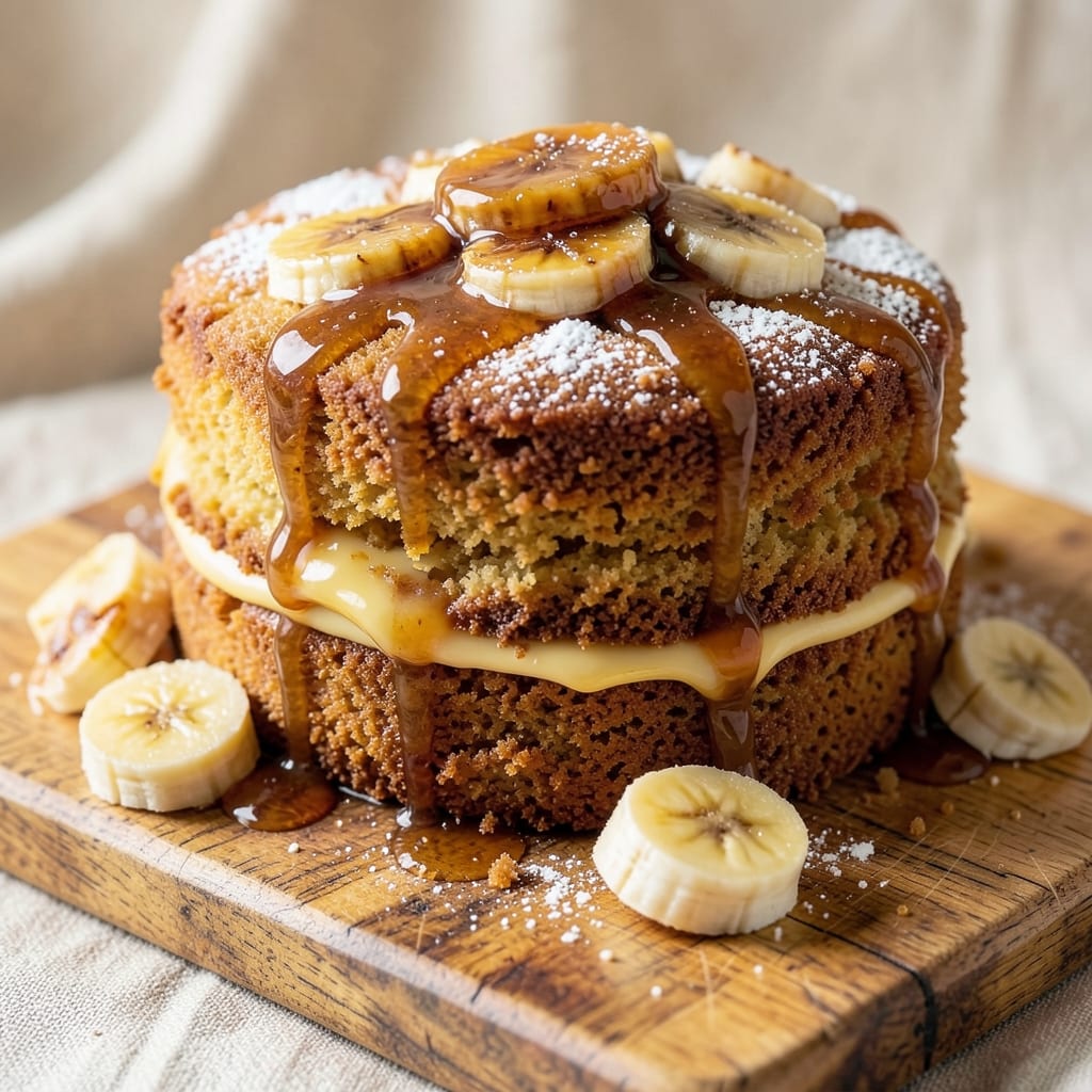 Banana Foster Pound Cake Recipe: Flaming Rum-Kissed Layers With Buttery Streusel Crown
