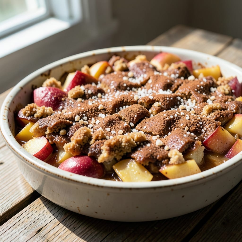 Apple Crisp Recipe With Spice Cake Mix: Crowd-Pleasing Streusel Crown in 45 Minutes