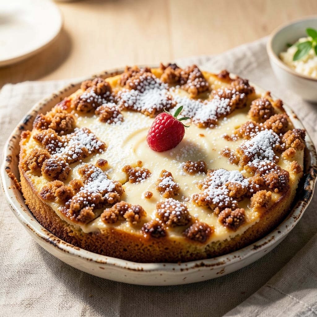 Amazing Crumb Cake Recipe: Buttery Streusel Crunch Over Vanilla Bean Swirls