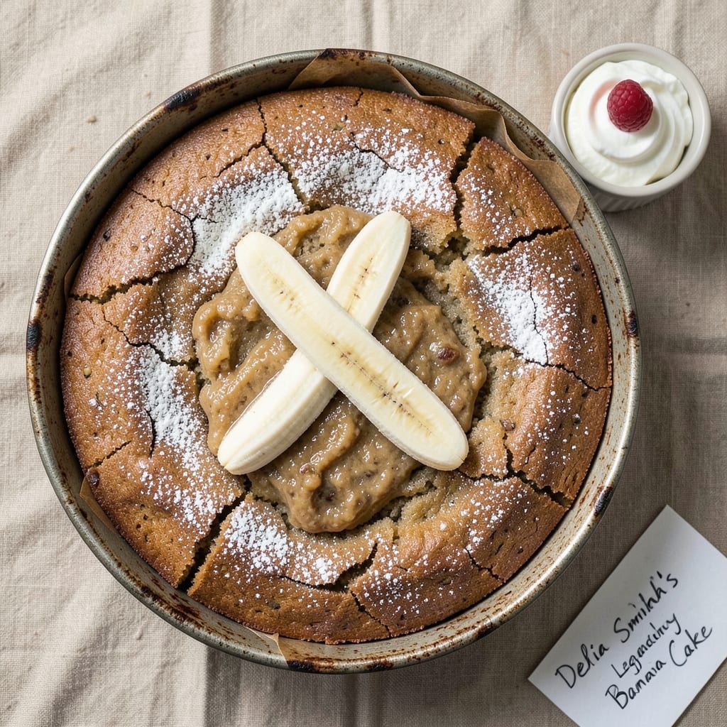 Delia Smith's Banana Cake Recipe: Caramelized Top and Vanilla Bean Swirls