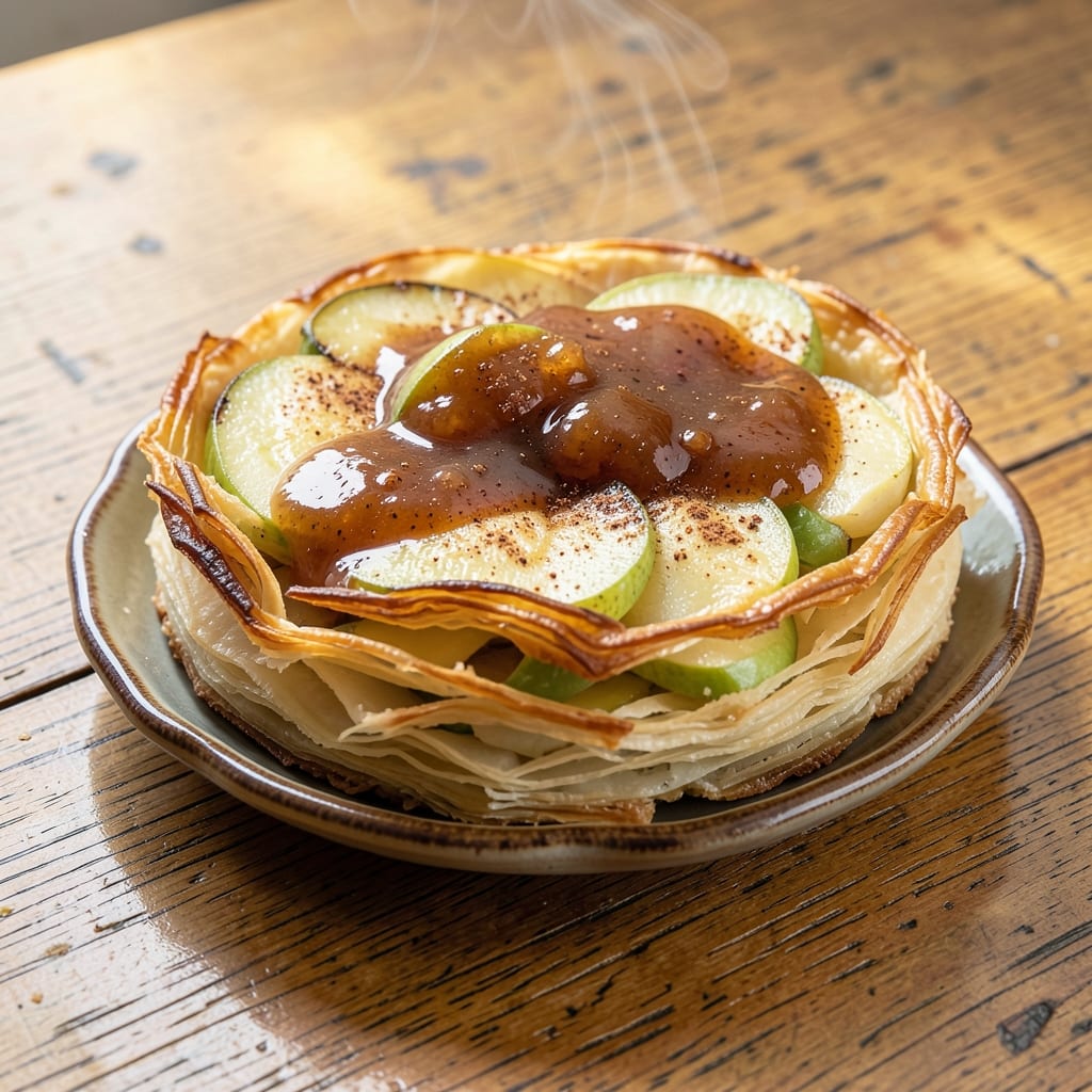 Apple Phyllo Crinkle Cake Recipe: Buttery Layers and Apple-Pie Spice Magic