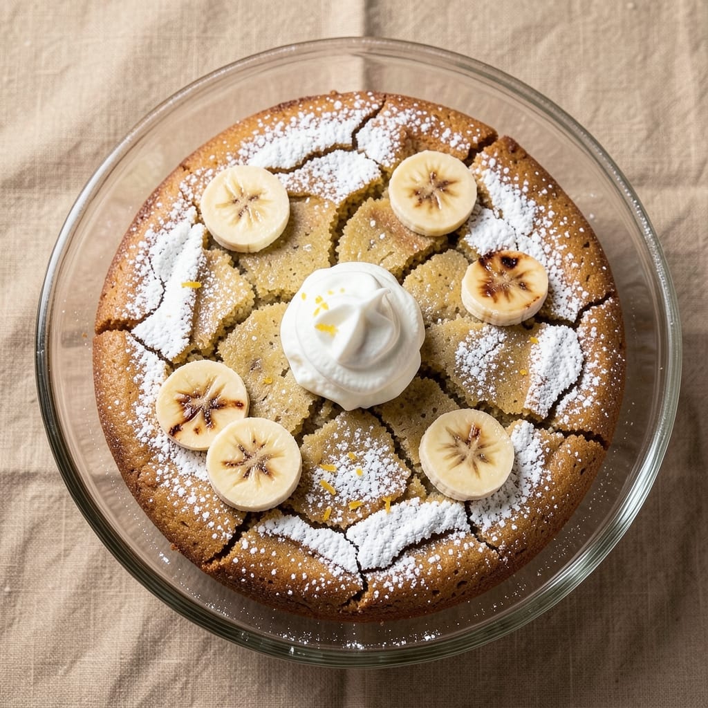 Banana Cake Made With Oil Recipe: Golden Crunch Top From Overripe Bananas