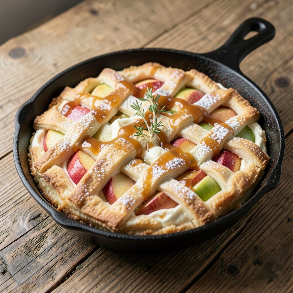 Baked Apple Pie Cheesecake Recipe: Warm Spice and Buttery Streusel Fusion