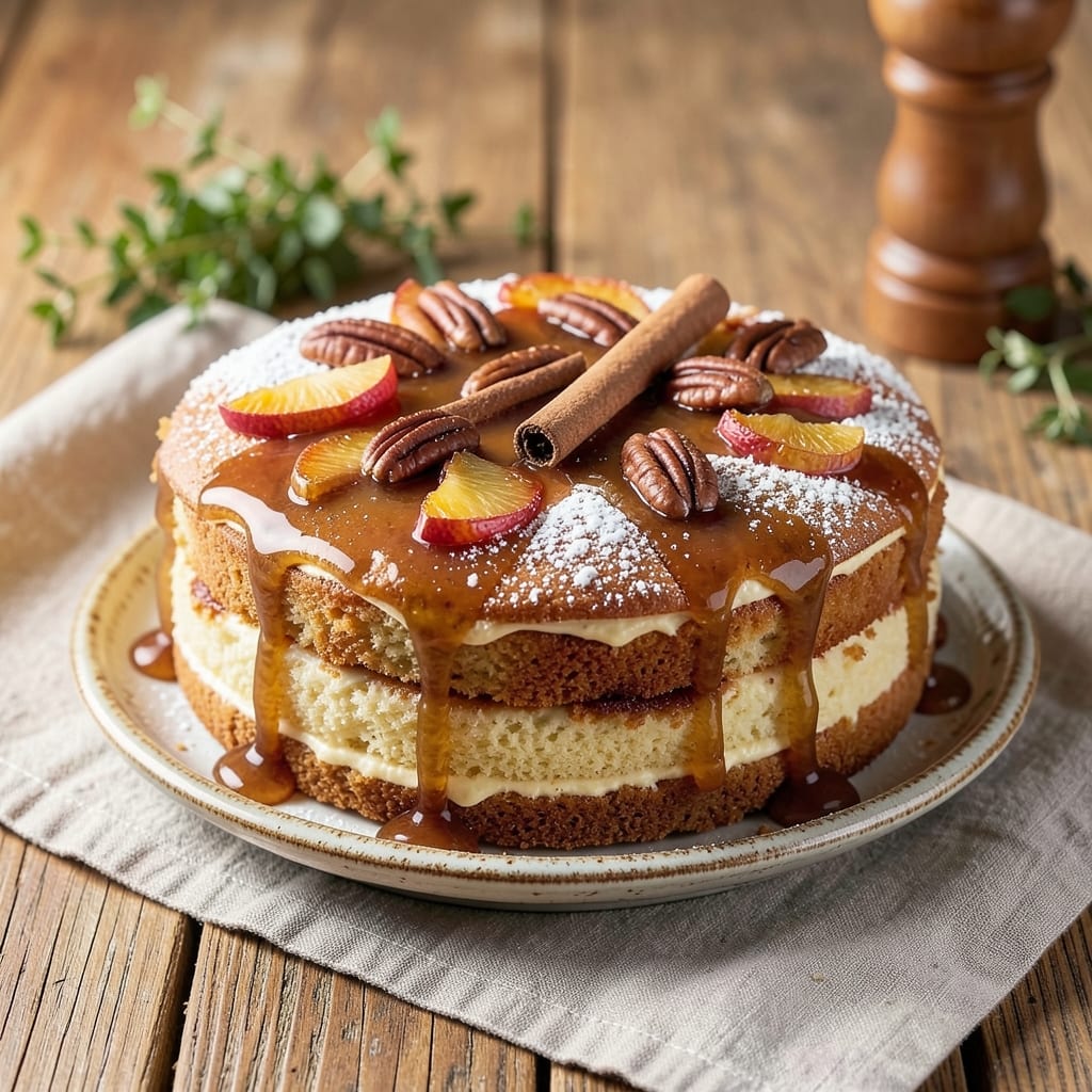 Applejack Cake Recipe: Boozy Apple Spice With Caramelized Streusel Crown