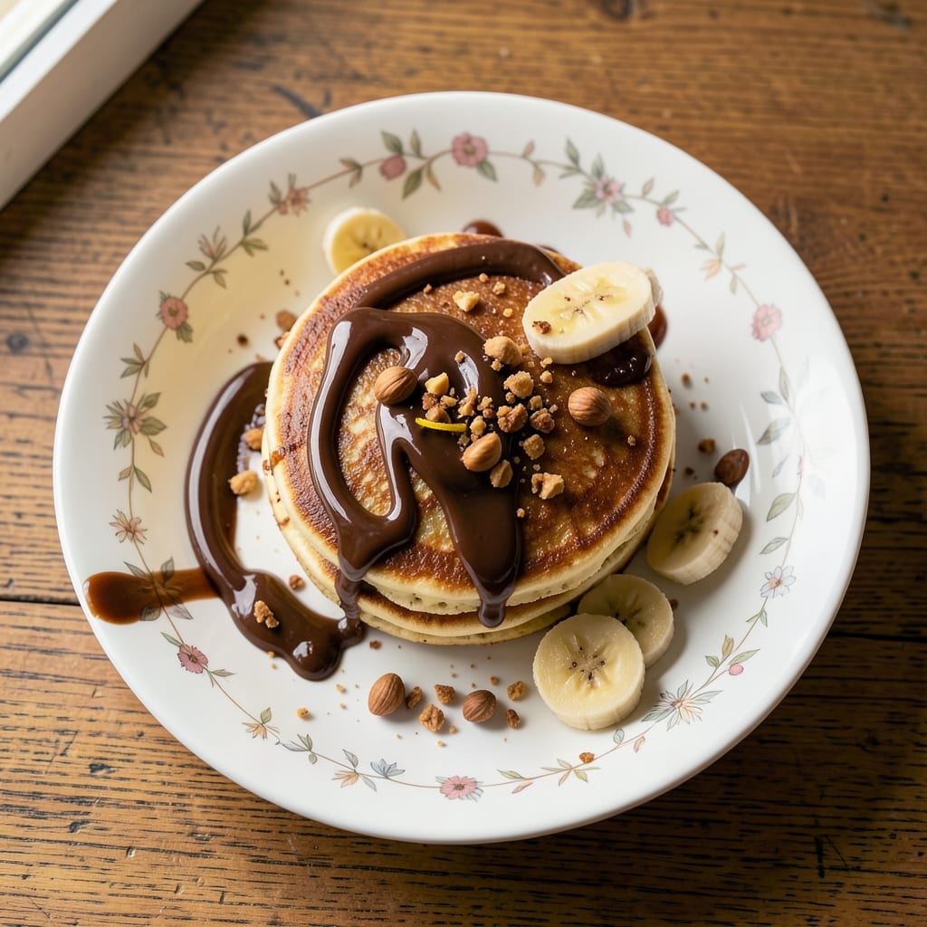 Banana Nutella Pancake Recipe: Swirled Chocolate-Banana Layers in 15 Minutes
