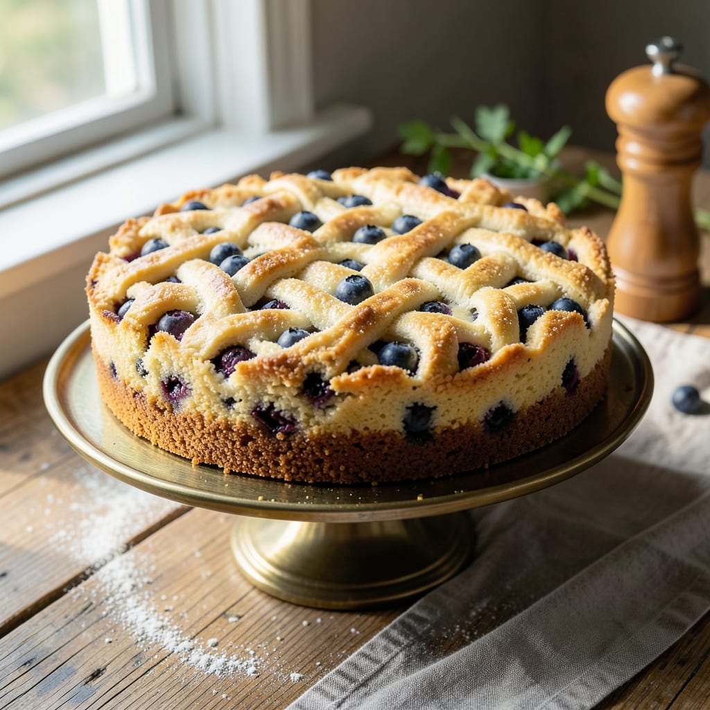 Anthony's Blueberry Coffee Cake Recipe: Buttery Streusel Crown Over Juicy Fruit Layers