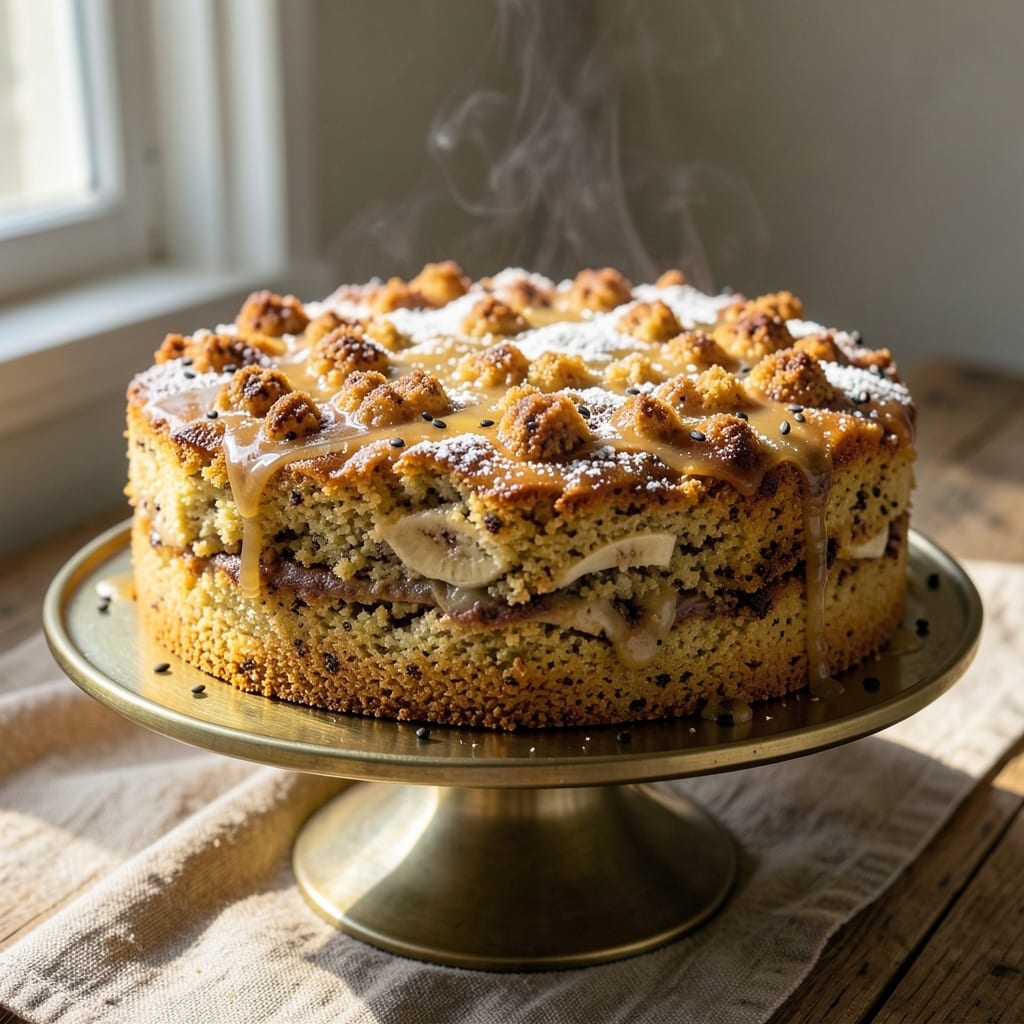 Banana Bread Crumb Cake Recipe: Double-Layered Joy With Buttery Crunch Top