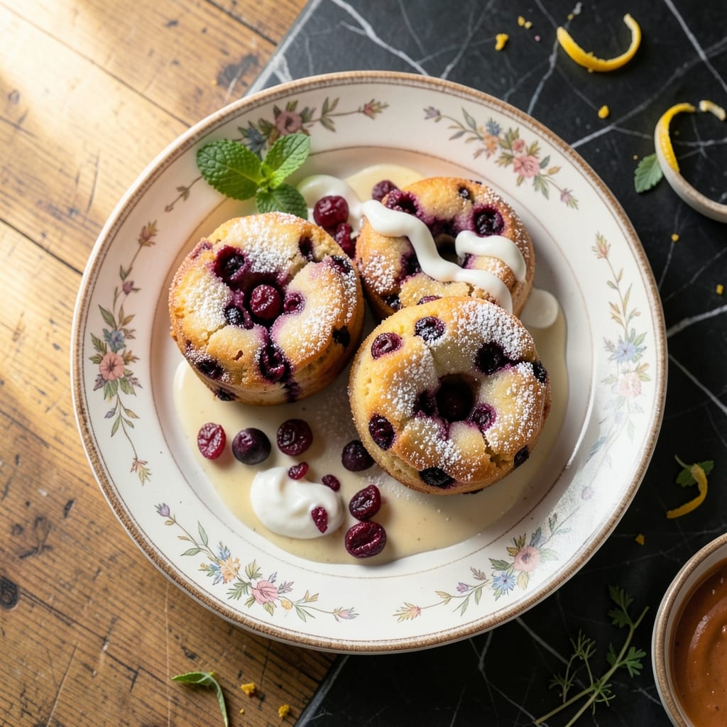 Baked Blueberry Cake Donuts Recipe: Fluffy Bites With Jammy Centers