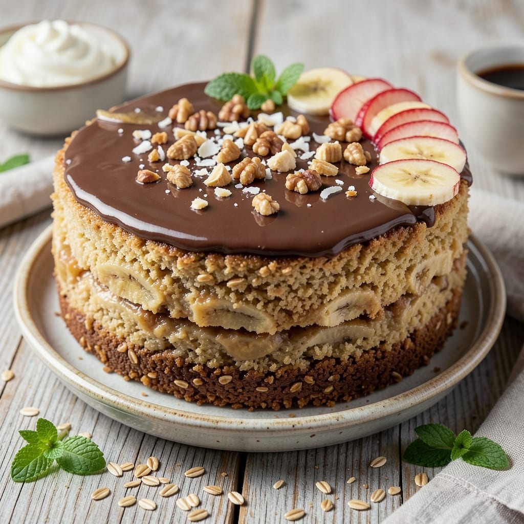 Banana Bran Cake Recipe: Moist Bran Base With Caramelized Banana Swirls