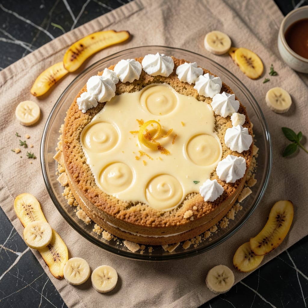 Banana Cream Poke Cake Recipe: Swirled Cream Cheese Magic in Layers