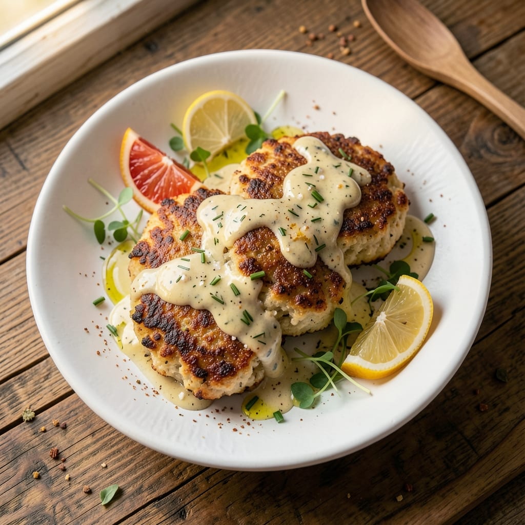 Angelina Jolie's Crab Cakes Recipe: Golden Crust and Zesty Lemon Twist