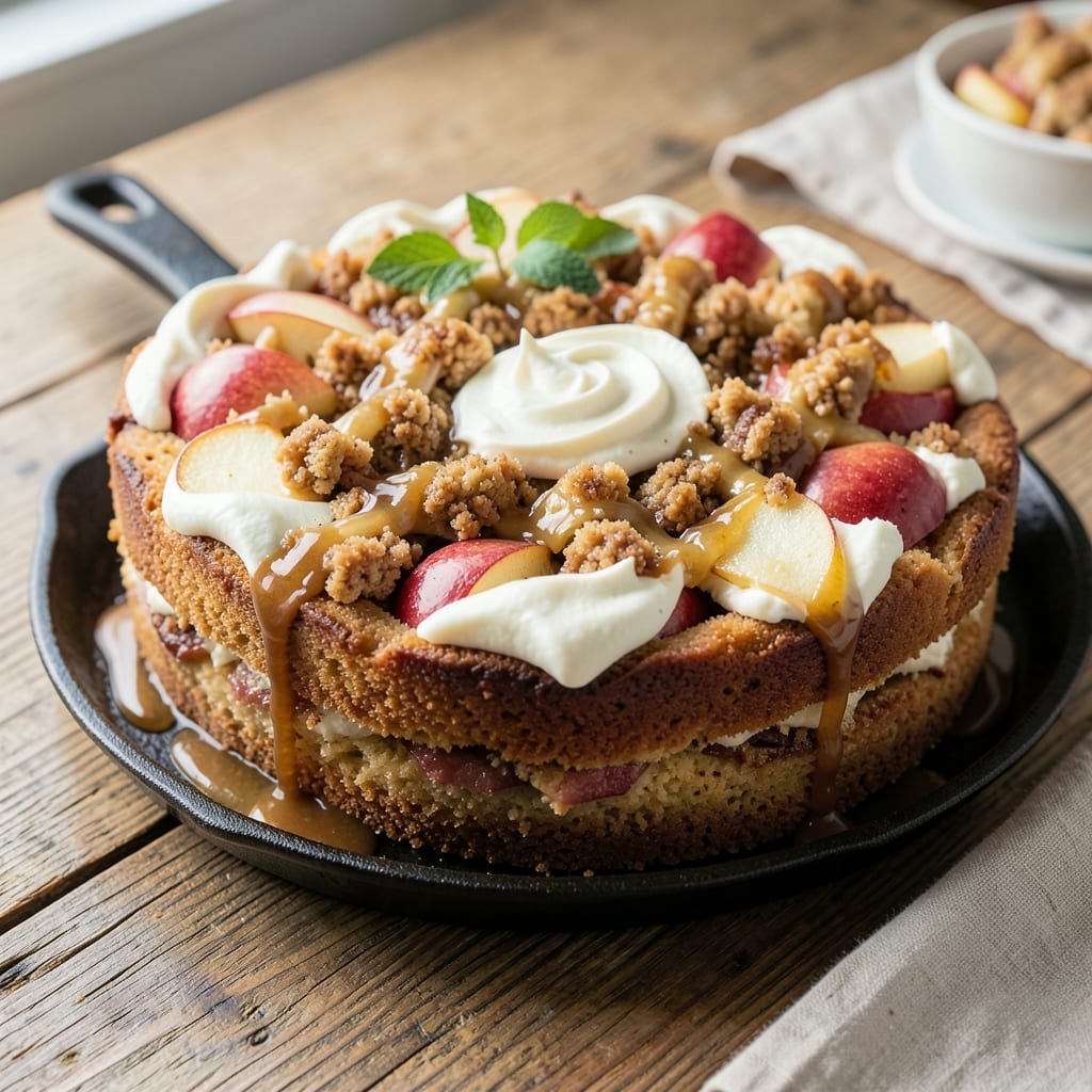 Apple Buckle Cake Recipe: Warm Spice Streusel Layers With Caramelized Apple Bites