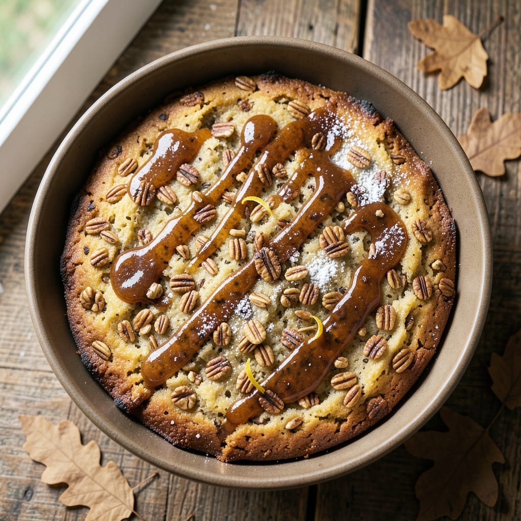 Baked Oats Cake Recipe: Crunchy Top, Moist Heart, No Mixing Needed