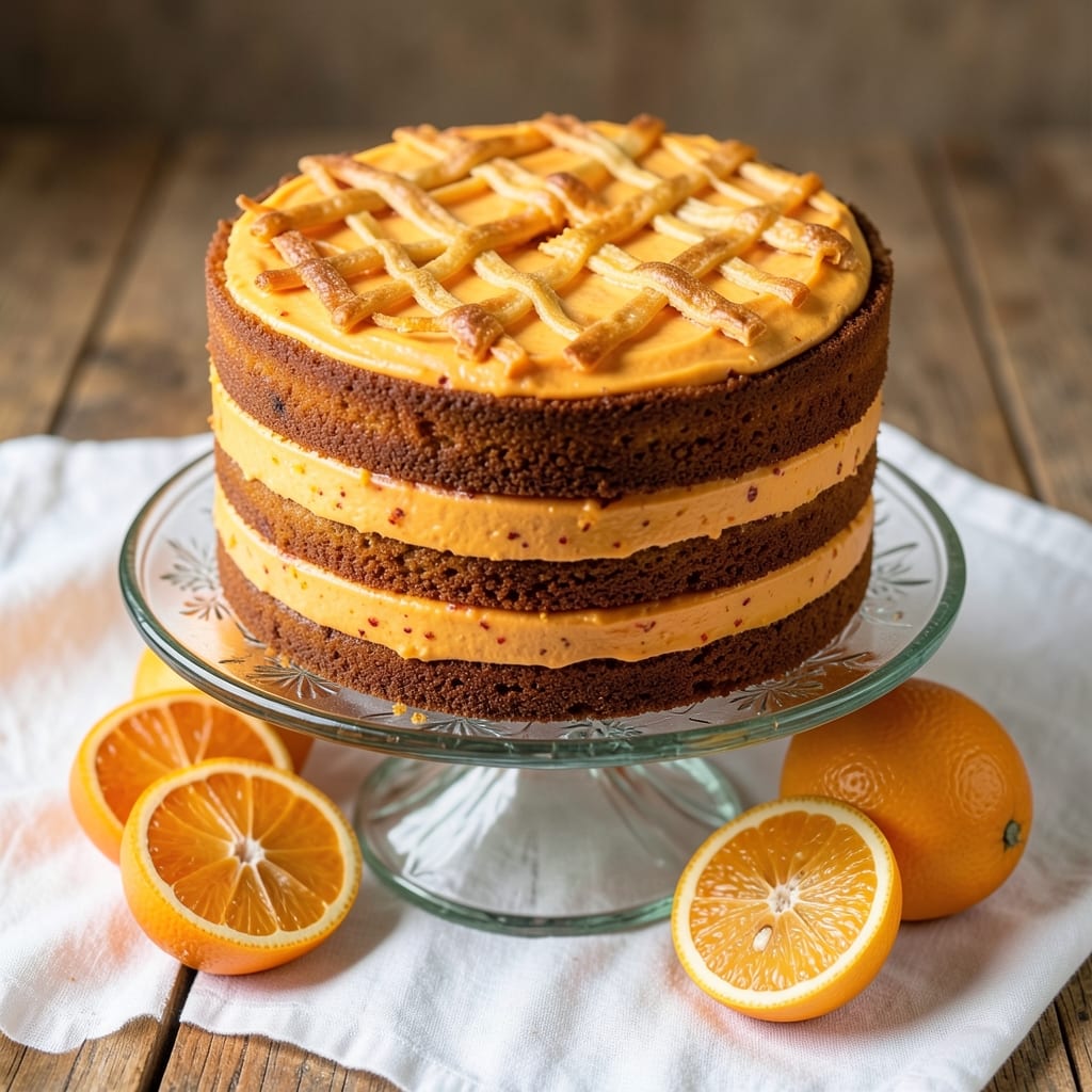 Amish Orange Cake Recipe: Buttery Streusel Crown Over Citrusy Layers