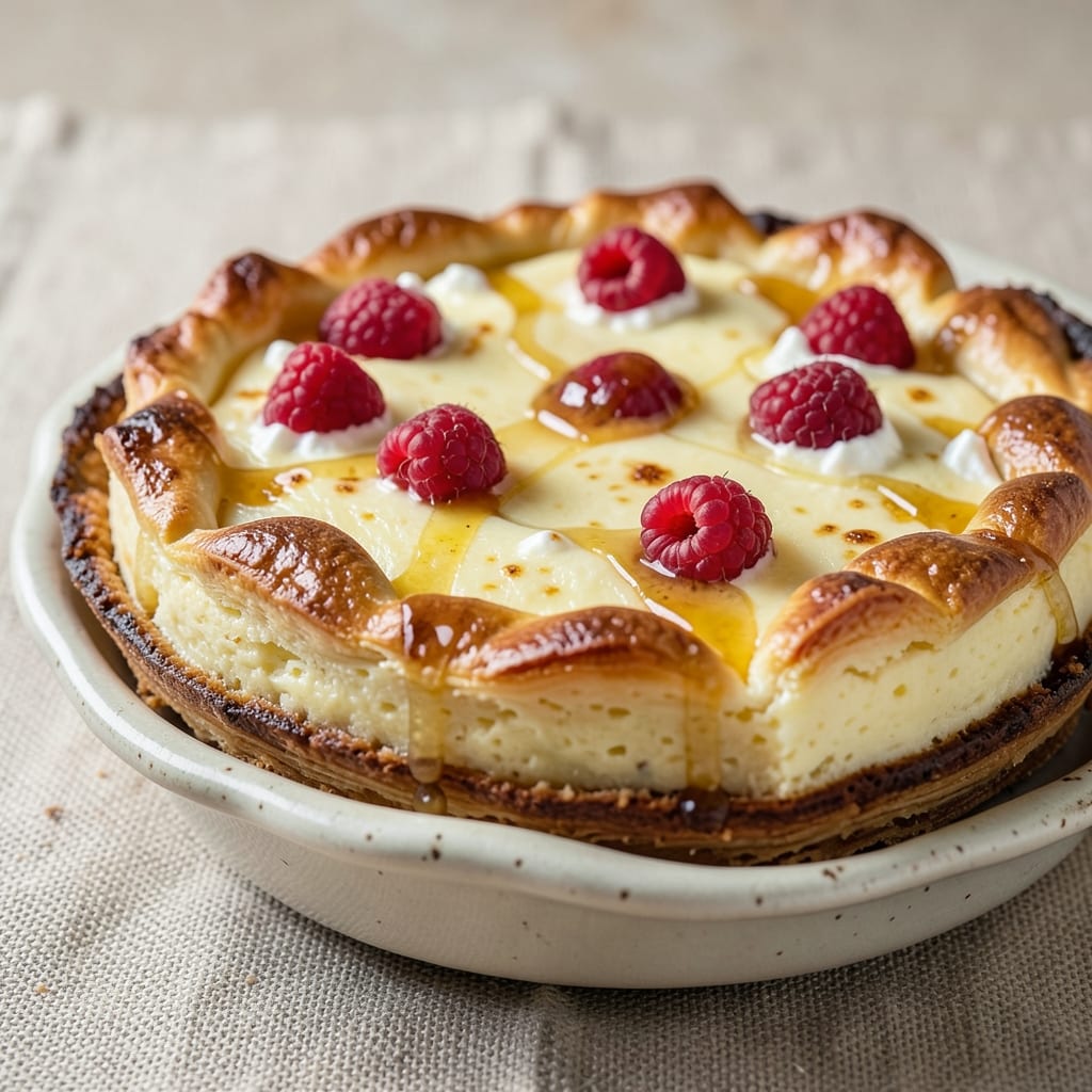 Baked Basque Cheesecake Recipe: Crunchy Top, Silky Center, No Cracking