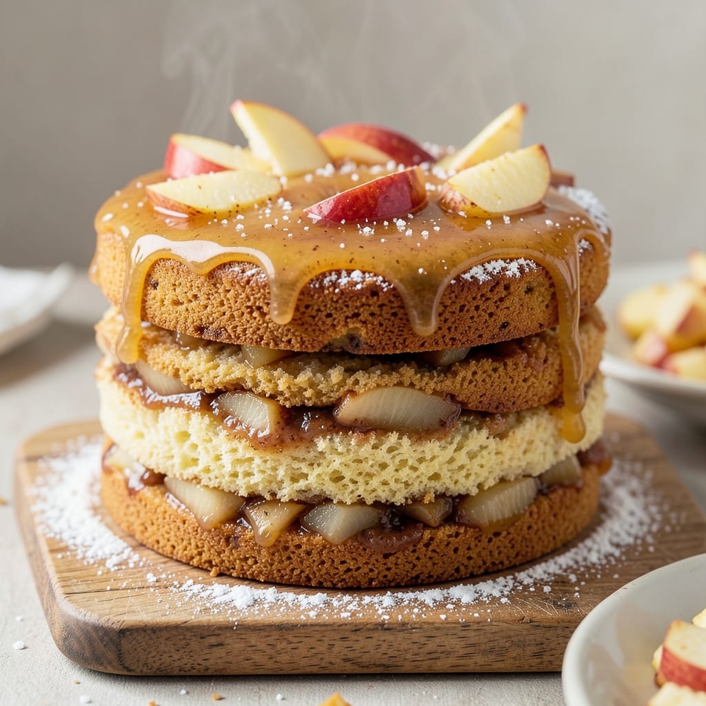 Apple Layer Cake Recipe Uk: British Bakery-Style Streusel Crown Magic