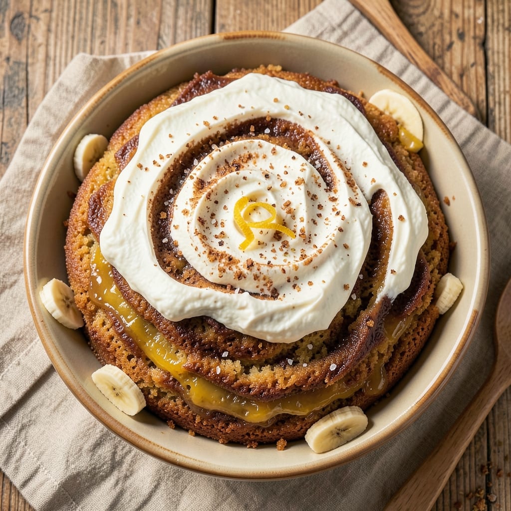 Banana Sour Cream Brown Sugar Cake Recipe: Moist Crumb and Caramelized Banana Swirls