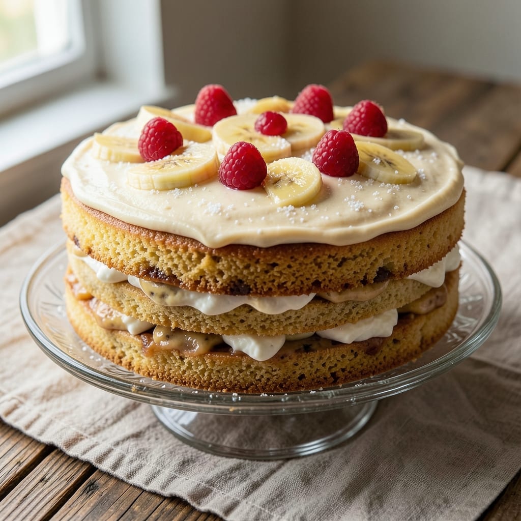 Applesauce Banana Cake Recipe: Spiced Fruit Swirl With Buttery Streusel Crown
