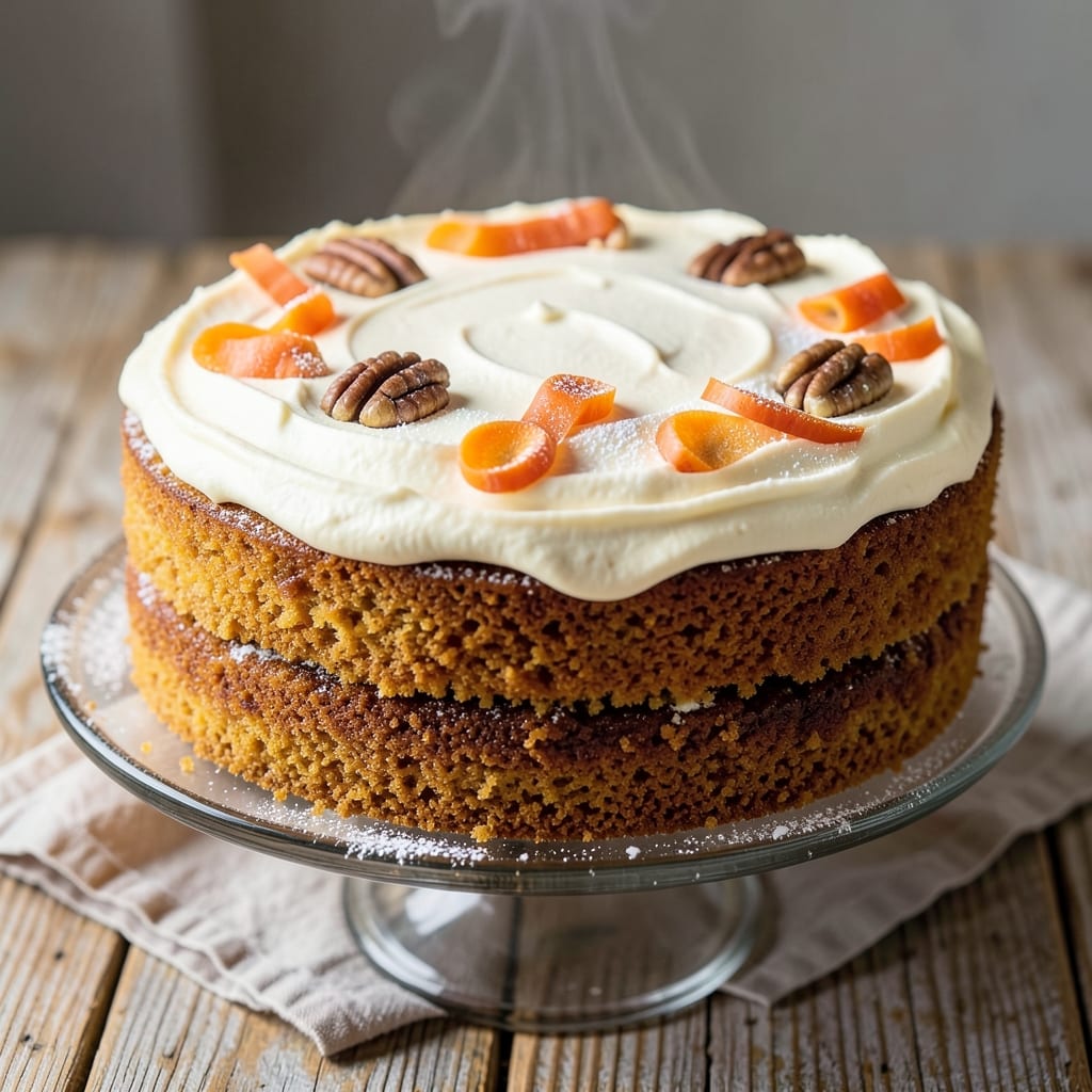 Authentic Carrot Cake Recipe: Walnut-Studded Crunch and Cream Cheese Frosting Bliss