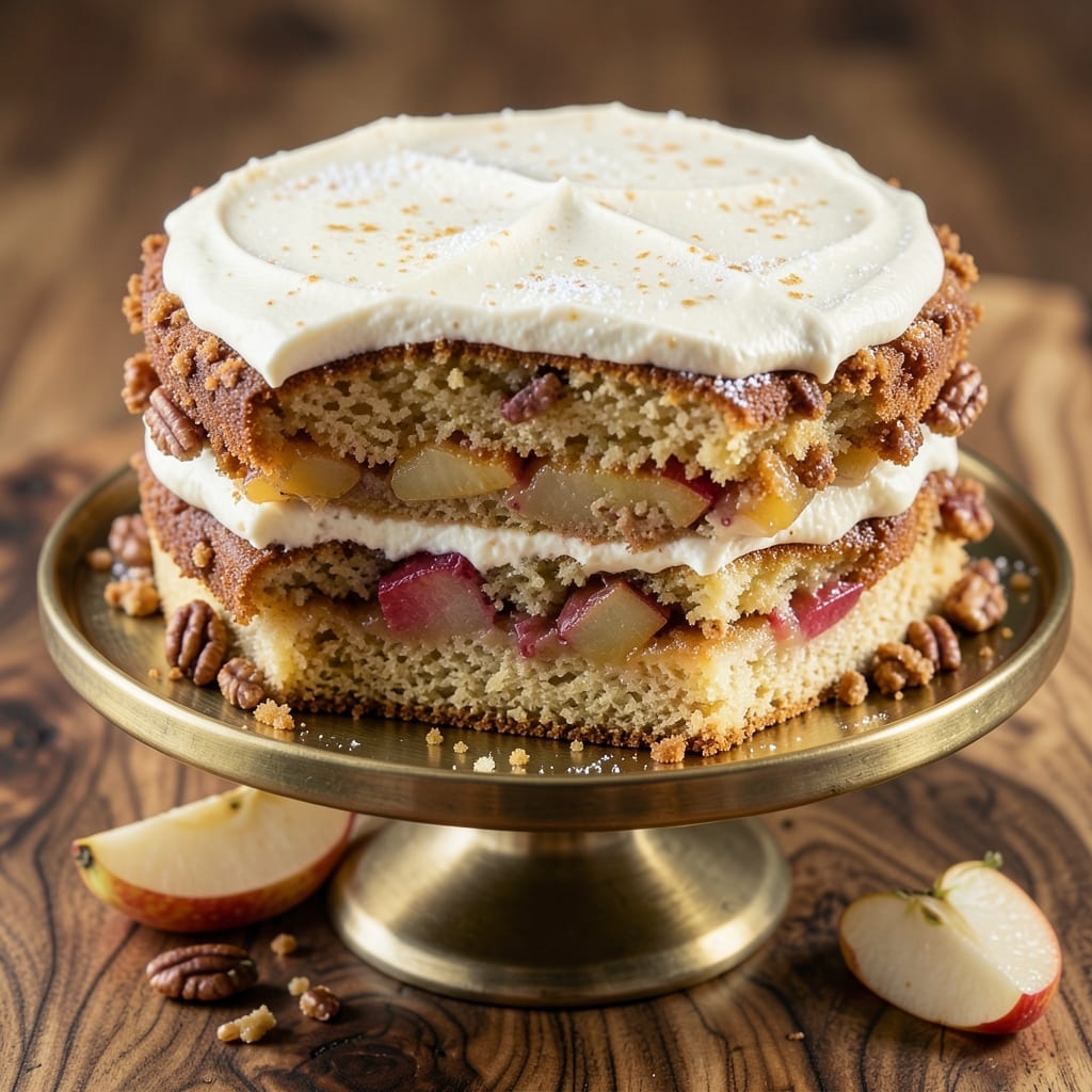 Alton Brown's Apple Cake Recipe: Moist Layers With Caramelized Apple Flavor