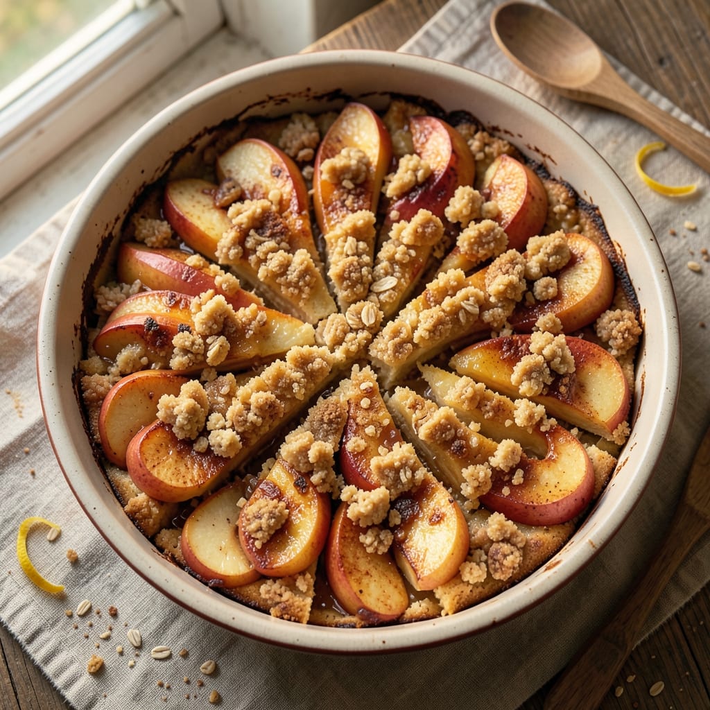 Apple Crumble Cake Recipe UK: Buttery Streusel Crown Over Spiced Apple Filling