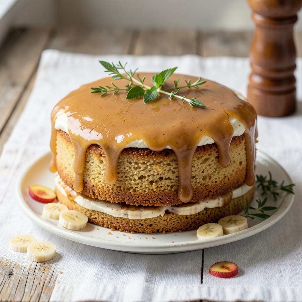 Banana Cake With Penuche Frosting Recipe: Velvety Layers and Toasted Coconut Crunch