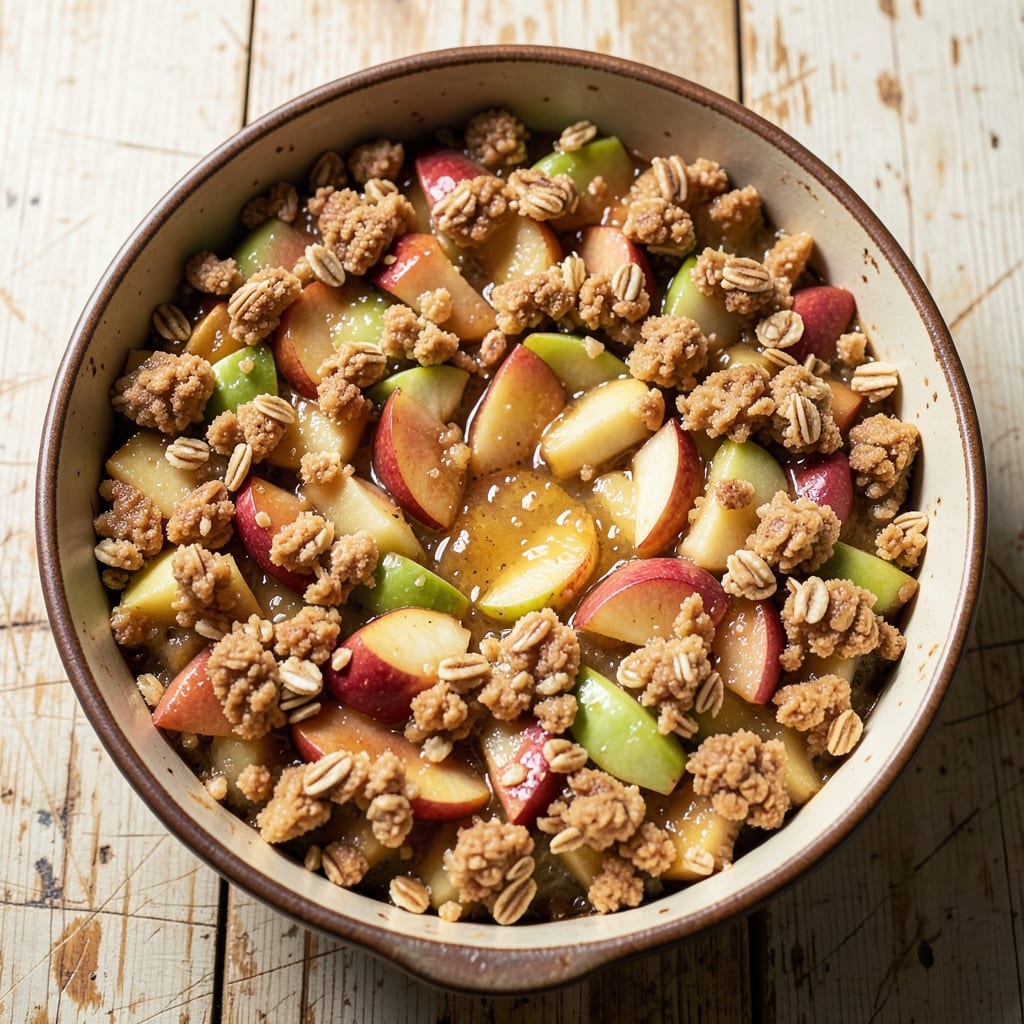 Amish Apple Crumble Cake Recipe: Rustic Streusel Crown Over Warm Spiced Apples