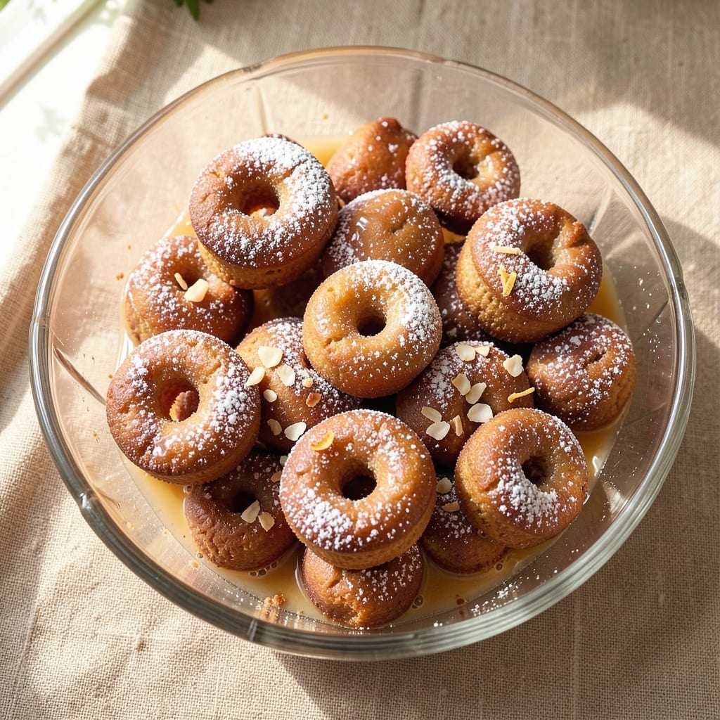 Baked Cake Donut Holes Recipe: Warm Vanilla Bites With Crispy Glaze Coating