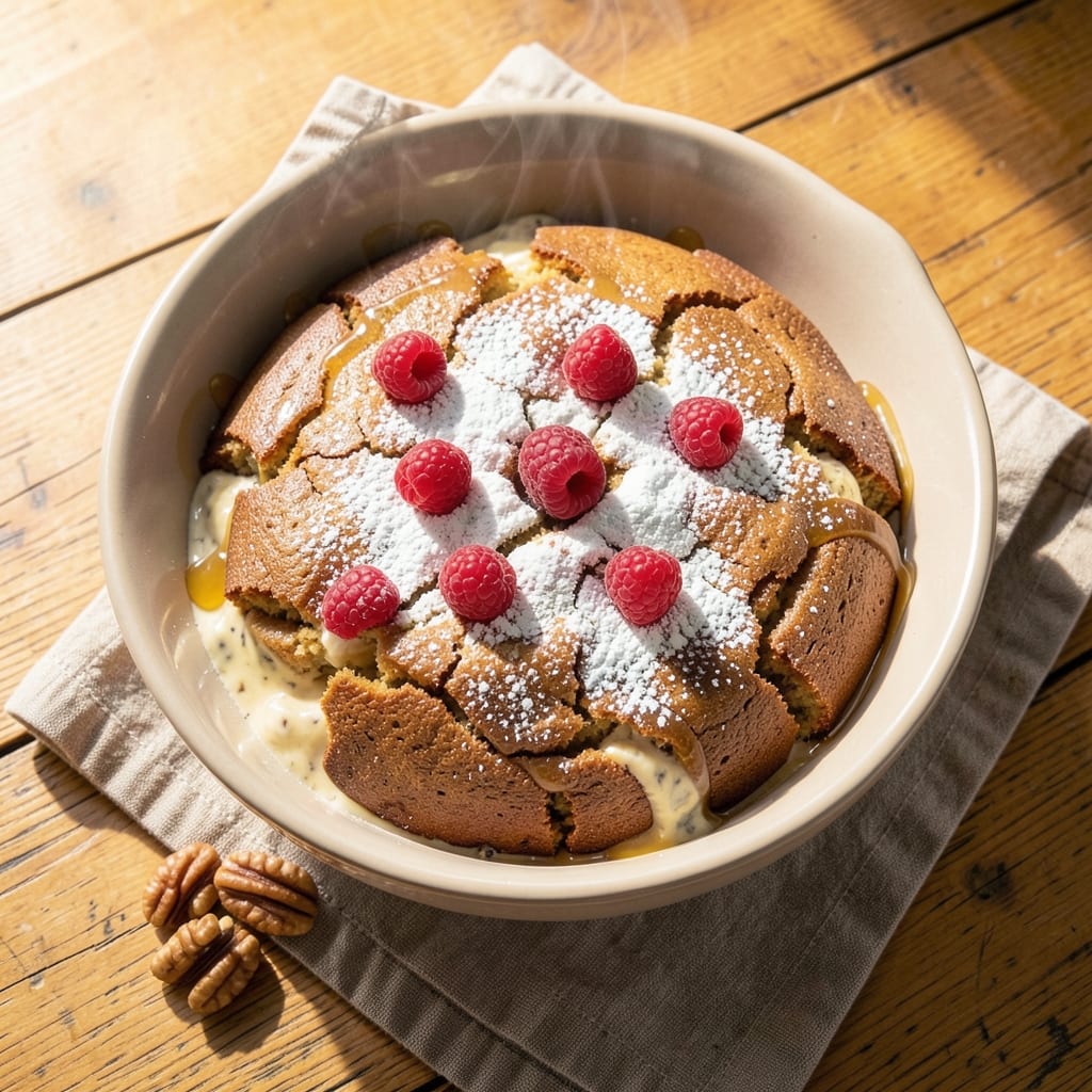 Banana Cake Recipe With Baking Powder: Moist Layers and Buttery Streusel Crown