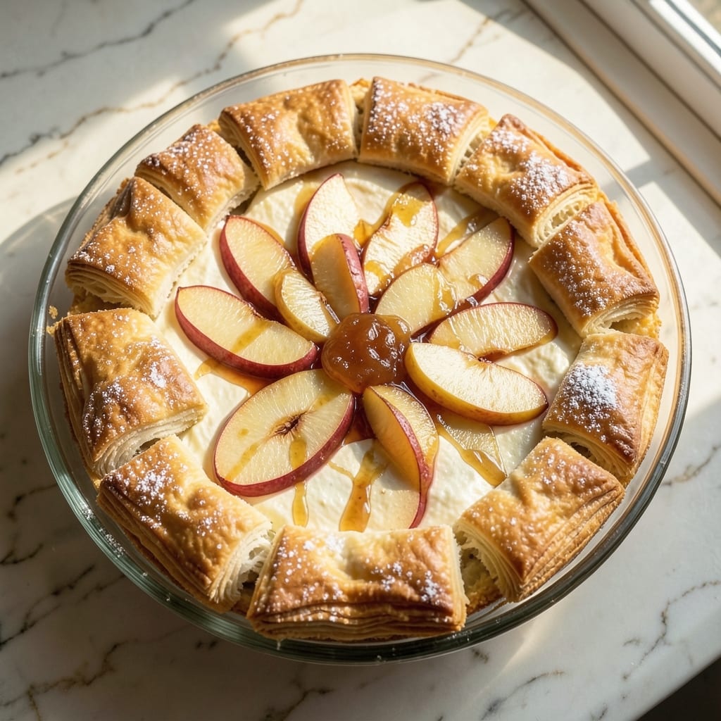 Apple Cheesecake Puff Pastry Recipe: Crunchy Crown Meets Silky Apple Filling