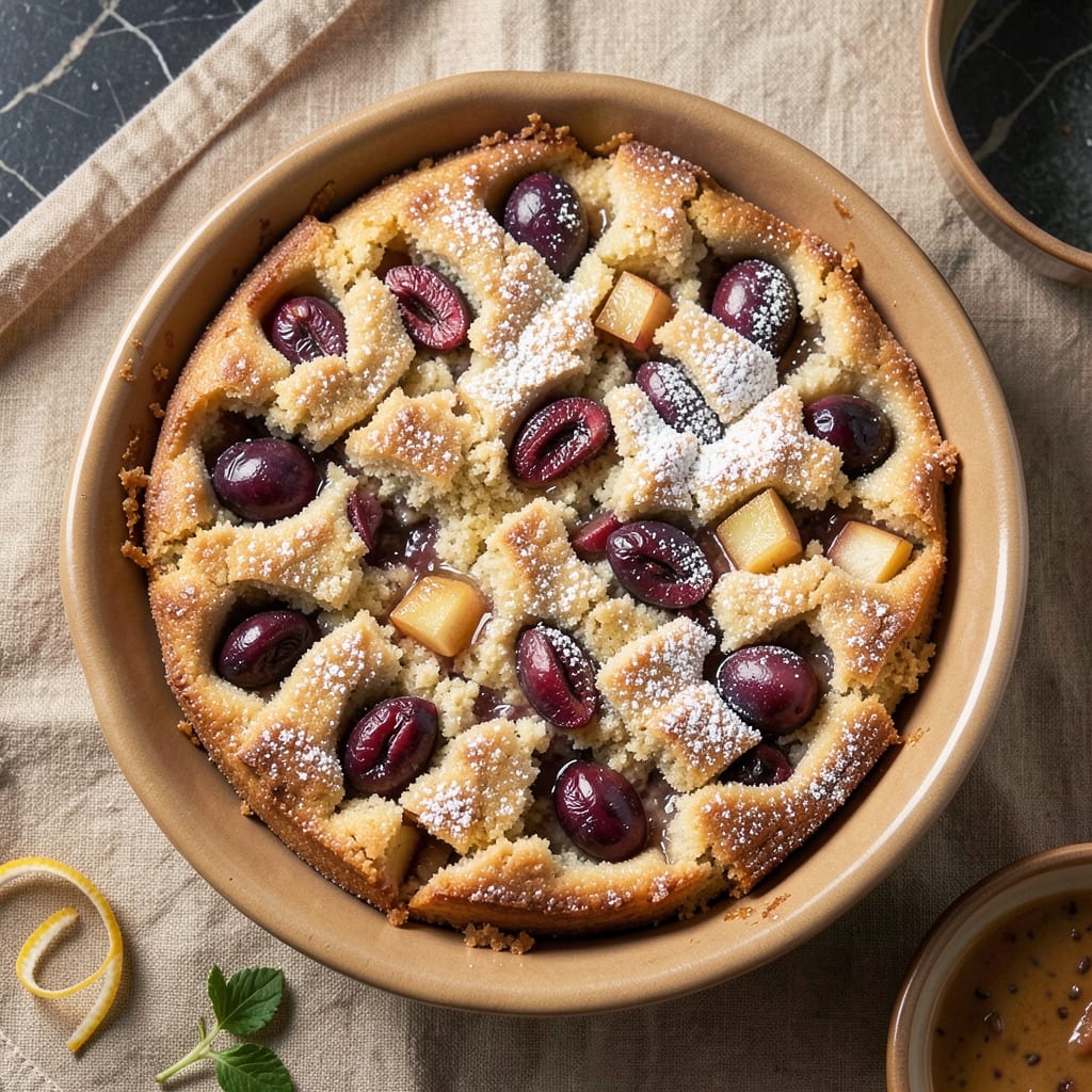 Apple and Plum Cake Recipe: Dual-Fruit Moisture Lock With Buttery Streusel Crown